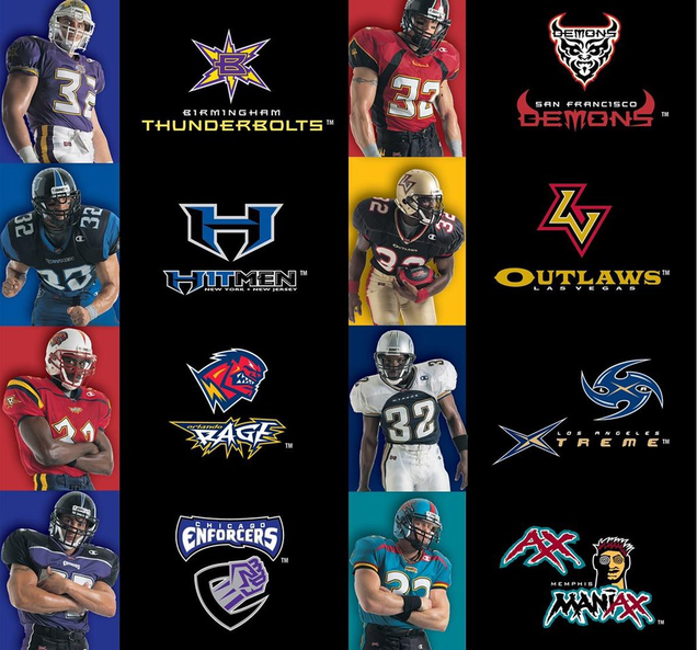 Illustration for article titled The New XFL Team Names And Logos Are Something Worse Than Bad